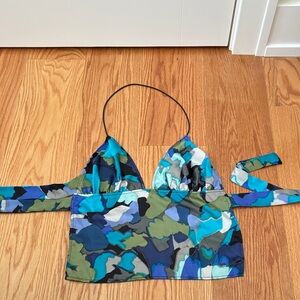 Enduring Kairos Silk Halter Top
